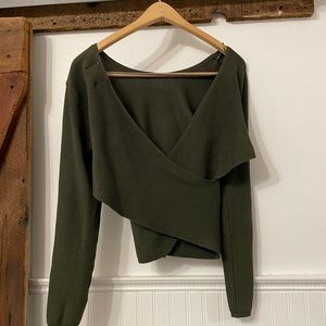 Cross Back Sweater